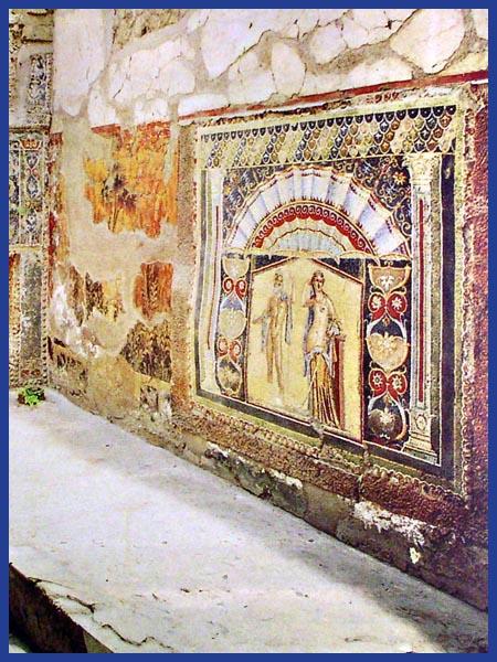 Настенная мозаика в доме Нептуна и Амфитриты. Помпеи
